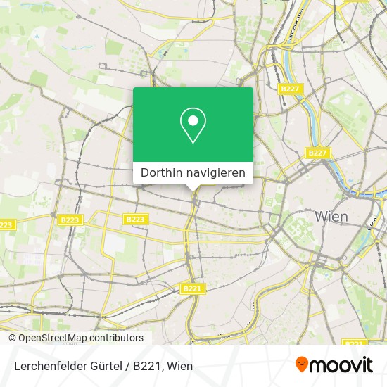 Lerchenfelder Gürtel / B221 Karte
