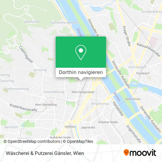 Wäscherei & Putzerei Gänsler Karte