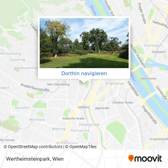 Wertheimsteinpark Karte