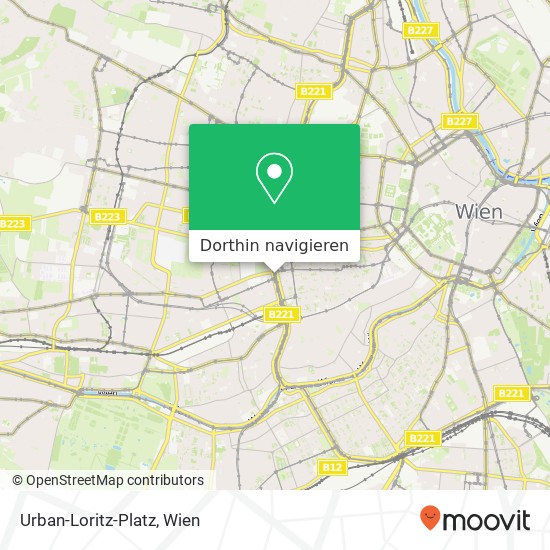 Urban-Loritz-Platz Karte