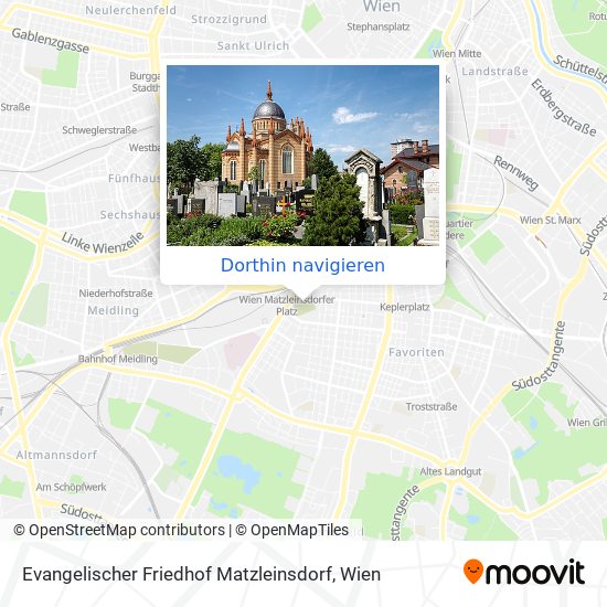 Evangelischer Friedhof Matzleinsdorf Karte