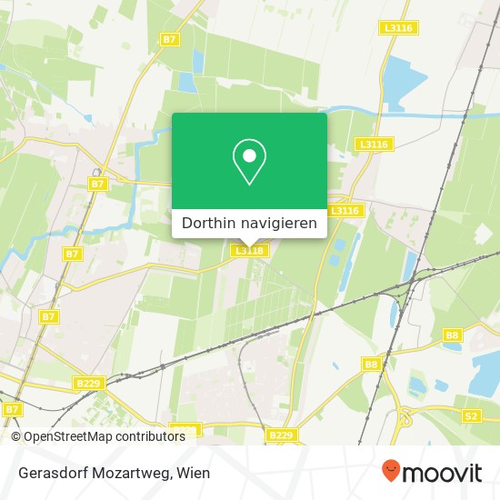 Gerasdorf Mozartweg Karte