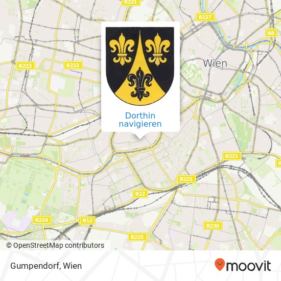 Gumpendorf Karte