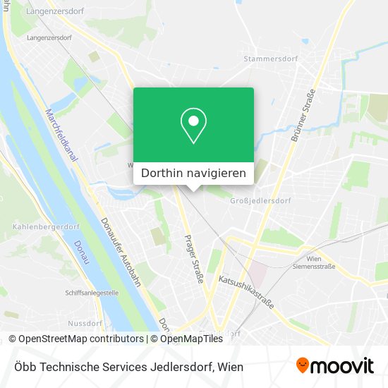 Öbb Technische Services Jedlersdorf Karte