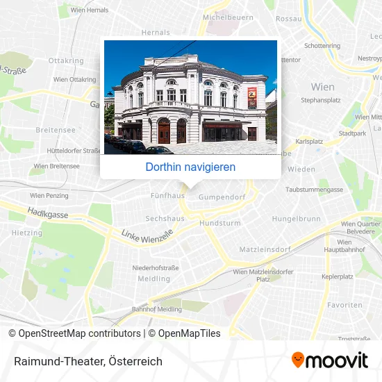 Raimund-Theater Karte