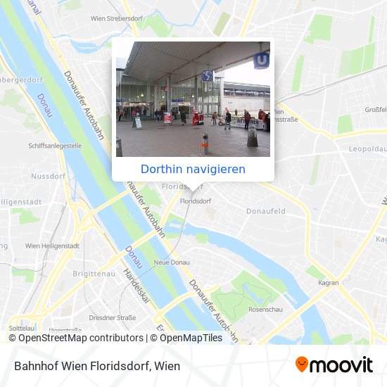 Bahnhof Wien Floridsdorf Karte