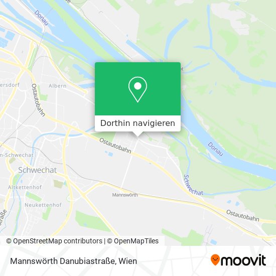 Mannswörth Danubiastraße Karte