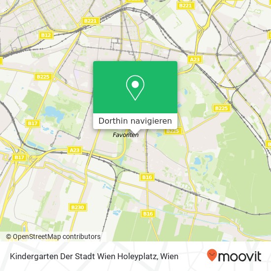 Kindergarten Der Stadt Wien Holeyplatz Karte