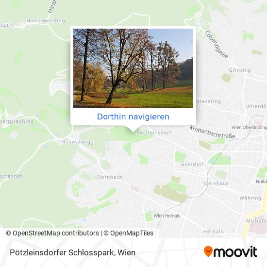 Pötzleinsdorfer Schlosspark Karte