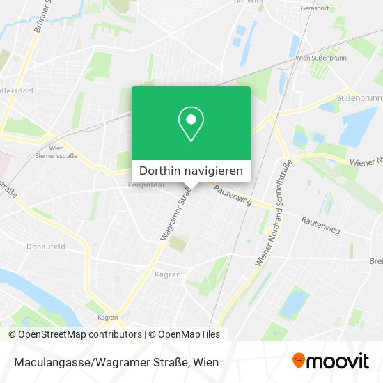 Maculangasse/Wagramer Straße Karte
