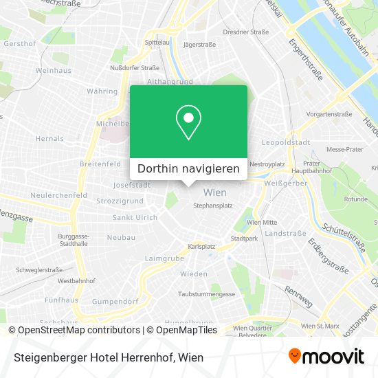 Steigenberger Hotel Herrenhof Karte