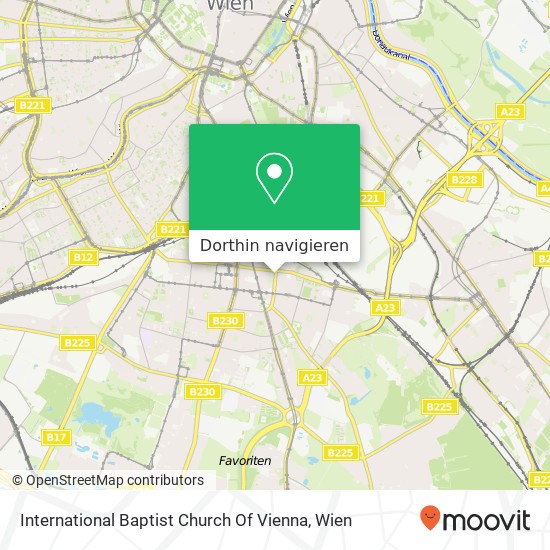 International Baptist Church Of Vienna Karte