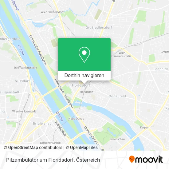Pilzambulatorium Floridsdorf Karte