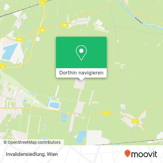 Invalidensiedlung Karte