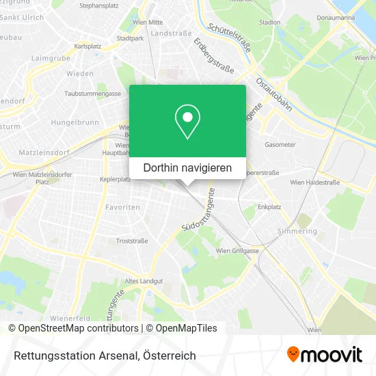 Rettungsstation Arsenal Karte