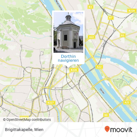 Brigittakapelle Karte