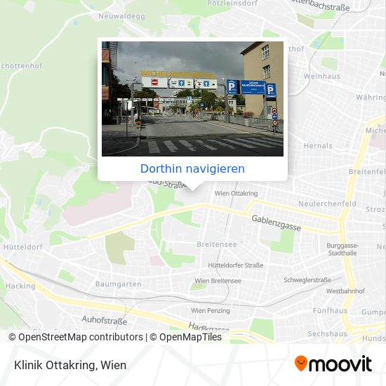 Wilhelminenspital Karte