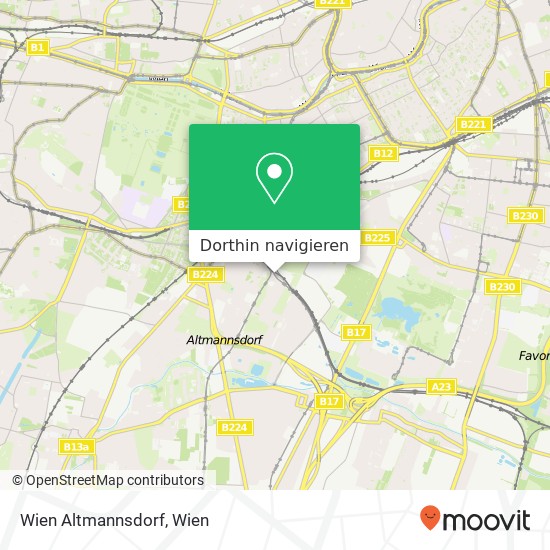 Wien Altmannsdorf Karte