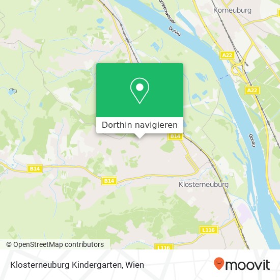 Klosterneuburg Kindergarten Karte