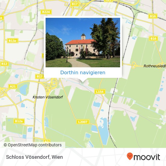 Schloss Vösendorf Karte