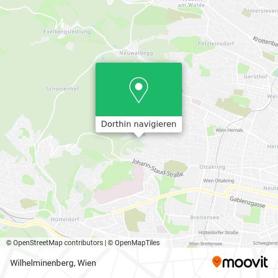 Wilhelminenberg Karte