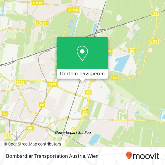 Bombardier Transportation Austria Karte