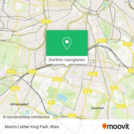Martin Luther King Park Karte