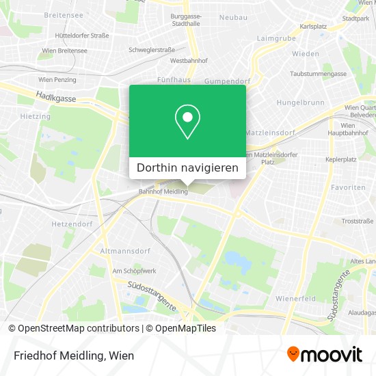 Friedhof Meidling Karte