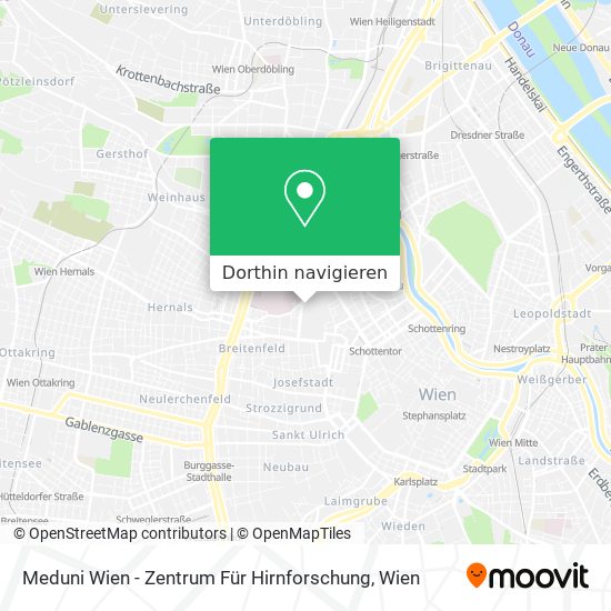 Meduni Wien - Zentrum Für Hirnforschung Karte