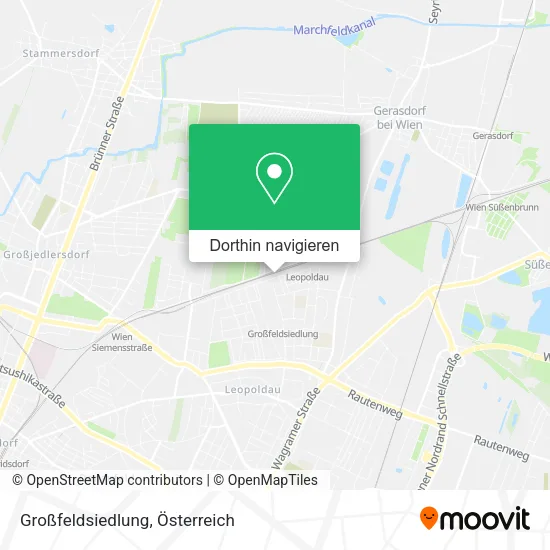 Großfeldsiedlung Karte