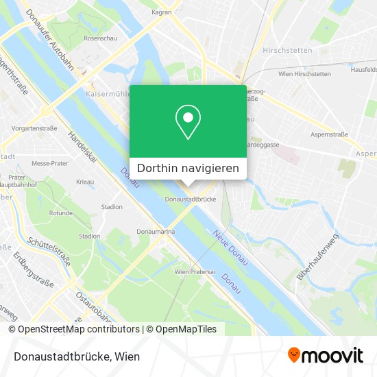 Donaustadtbrücke Karte