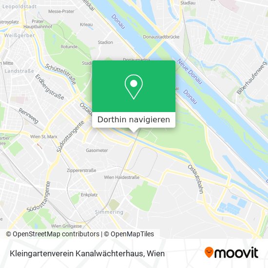 Kleingartenverein Kanalwächterhaus Karte