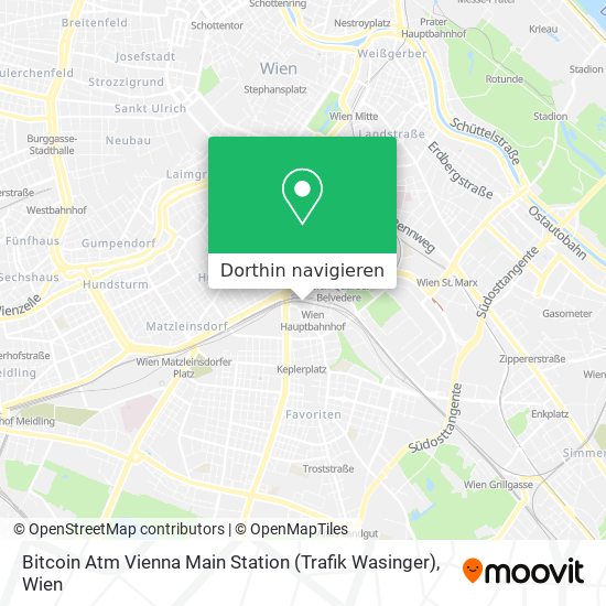 Bitcoin Atm Vienna Main Station (Trafik Wasinger) Karte