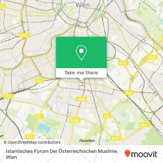 Islamisches Forum Der Österreichischen Muslime Karte