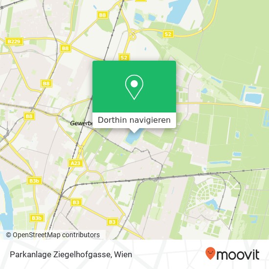 Parkanlage Ziegelhofgasse Karte