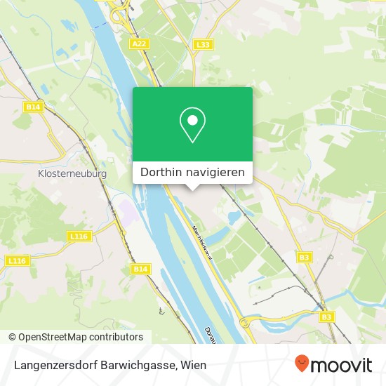 Langenzersdorf Barwichgasse Karte