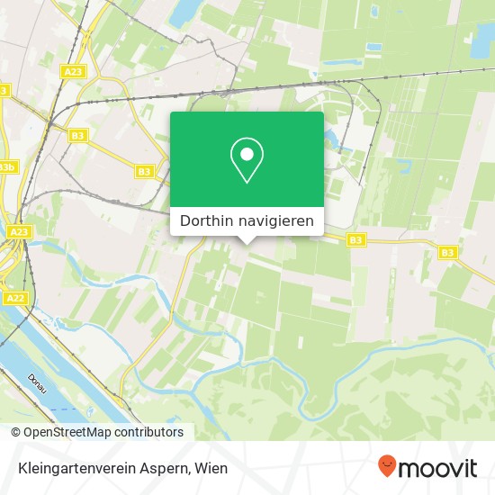 Kleingartenverein Aspern Karte