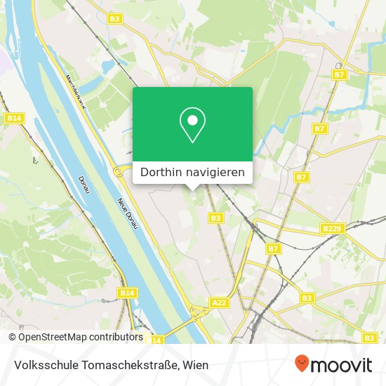 Volksschule Tomaschekstraße Karte