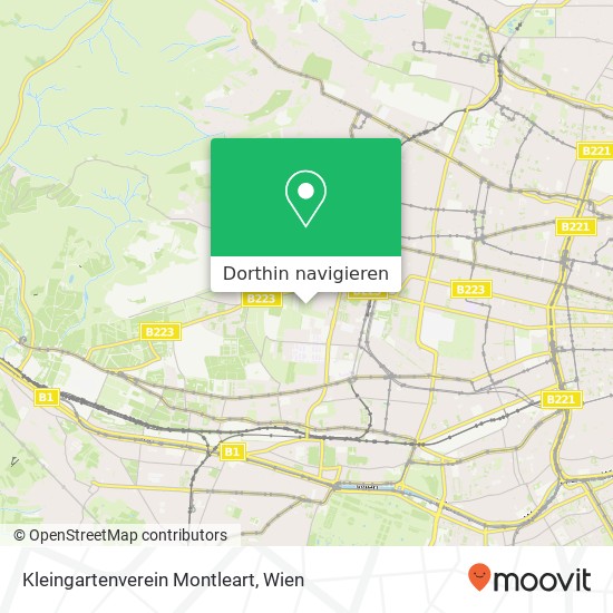 Kleingartenverein Montleart Karte