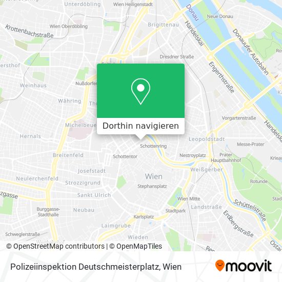 Polizeiinspektion Deutschmeisterplatz Karte