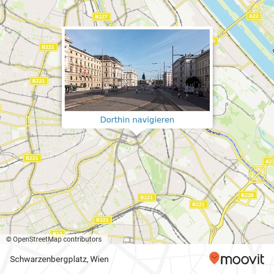 Schwarzenbergplatz Karte