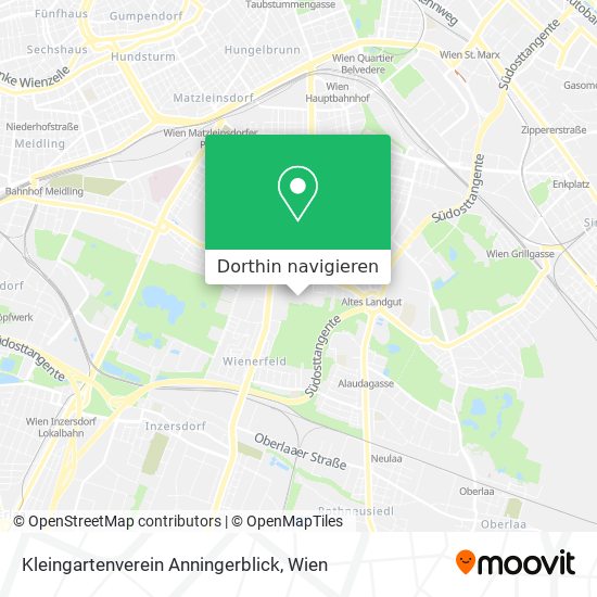 Kleingartenverein Anningerblick Karte