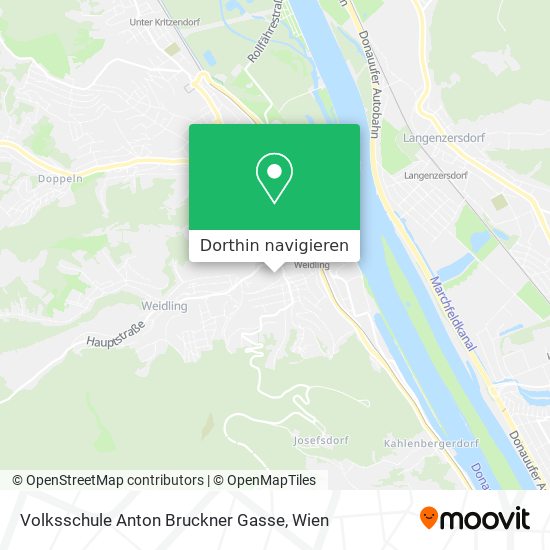 Volksschule Anton Bruckner Gasse Karte