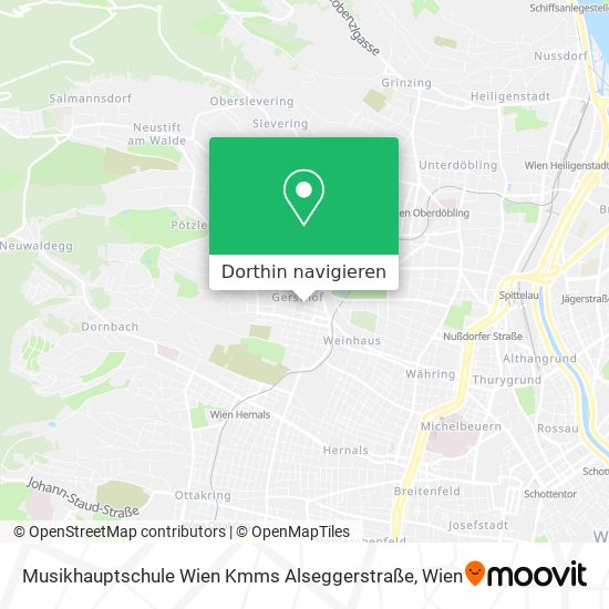 Musikhauptschule Wien Kmms Alseggerstraße Karte