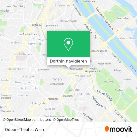 Odeon-Theater Karte