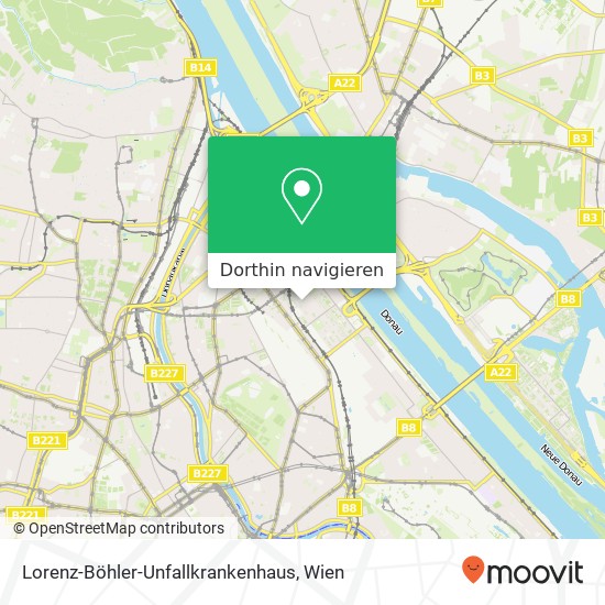 Lorenz-Böhler-Unfallkrankenhaus Karte
