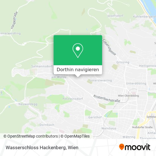 Wasserschloss Hackenberg Karte