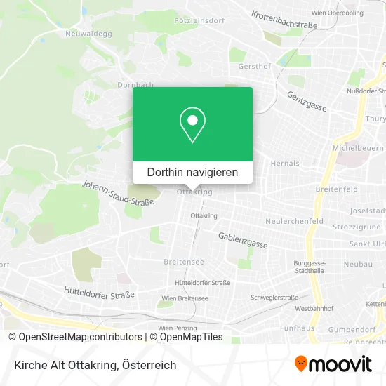 Kirche Alt Ottakring Karte