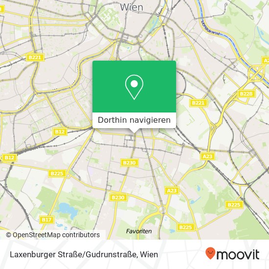 Laxenburger Straße / Gudrunstraße Karte