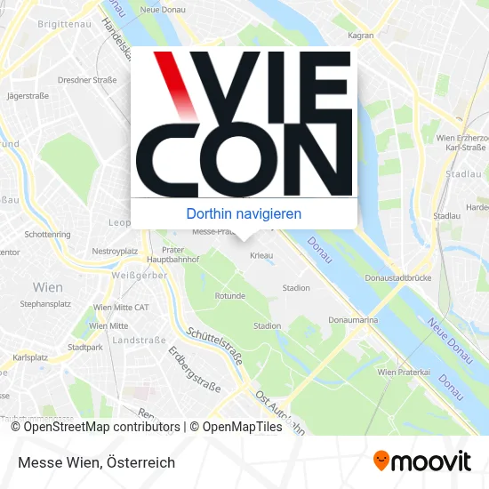 Messe Wien Karte